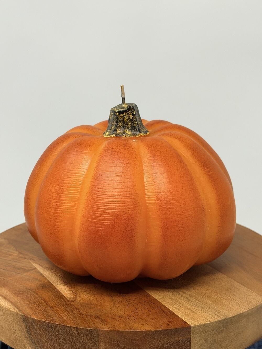 Fall Halloween Thanksgiving Large Realistic Pumpkin Candle BIG
